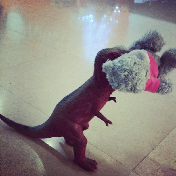 T Rex at Jurassic six