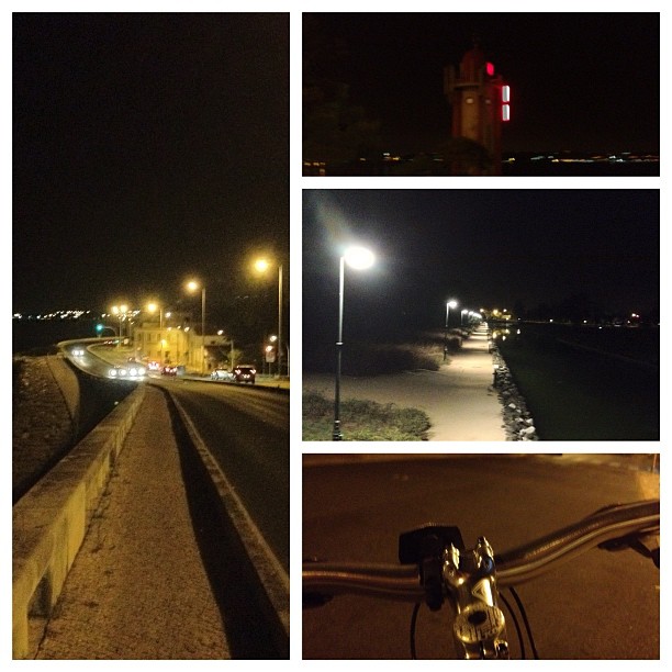 #nofilter #diptic #night #bike #ride