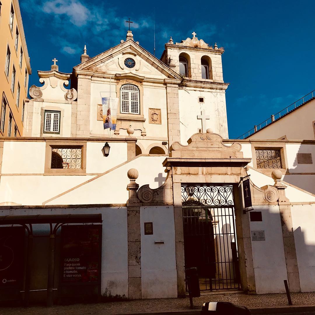 #church #city #lisbon #portugal #sky #skyporn #su