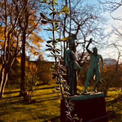 denmark,copenhagen,winter,statue,winter,fall,autumn