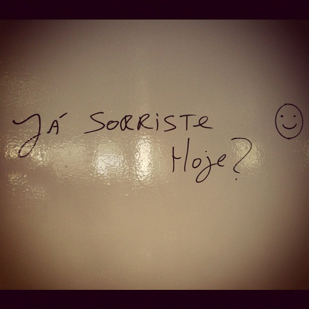 Já sorriste?