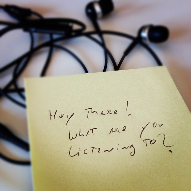 Hey there, what are you listening to?