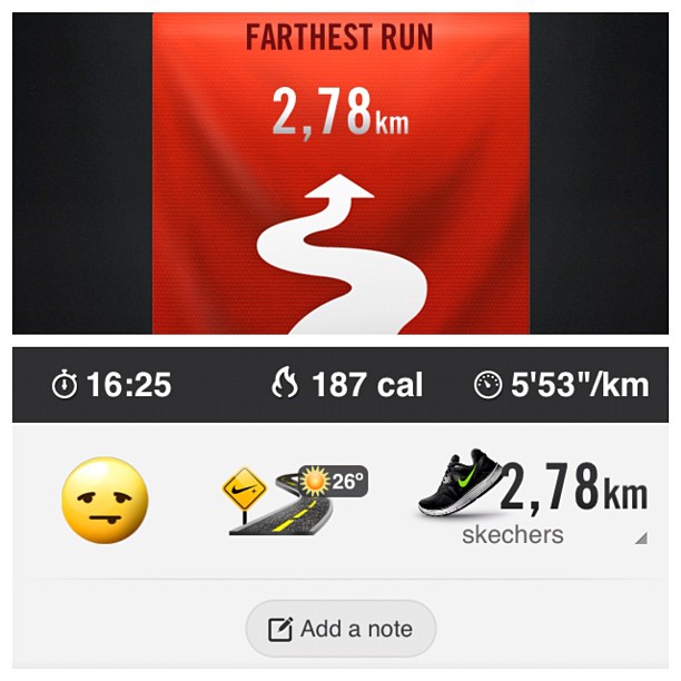 Farthest run. #nikeplus