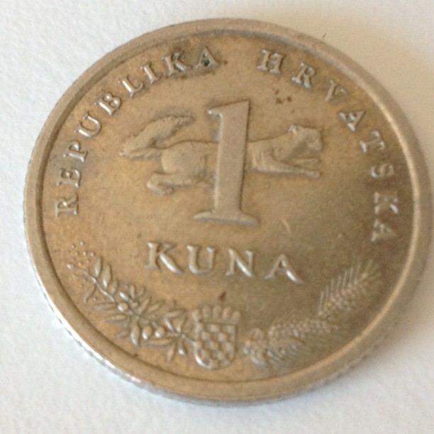 1 kuna. #croatia
