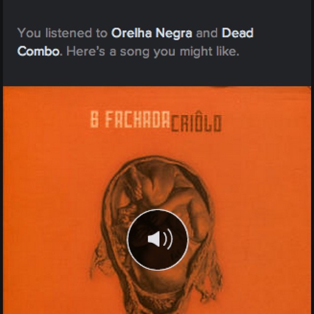 Spotify, não sei o que se passa contigo. Sei que 