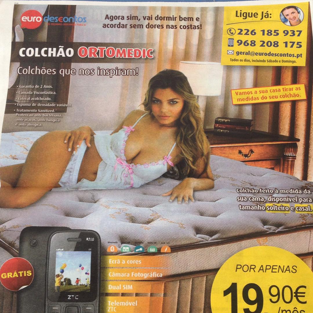 Believe it or not, this is a newspaper ad for mat