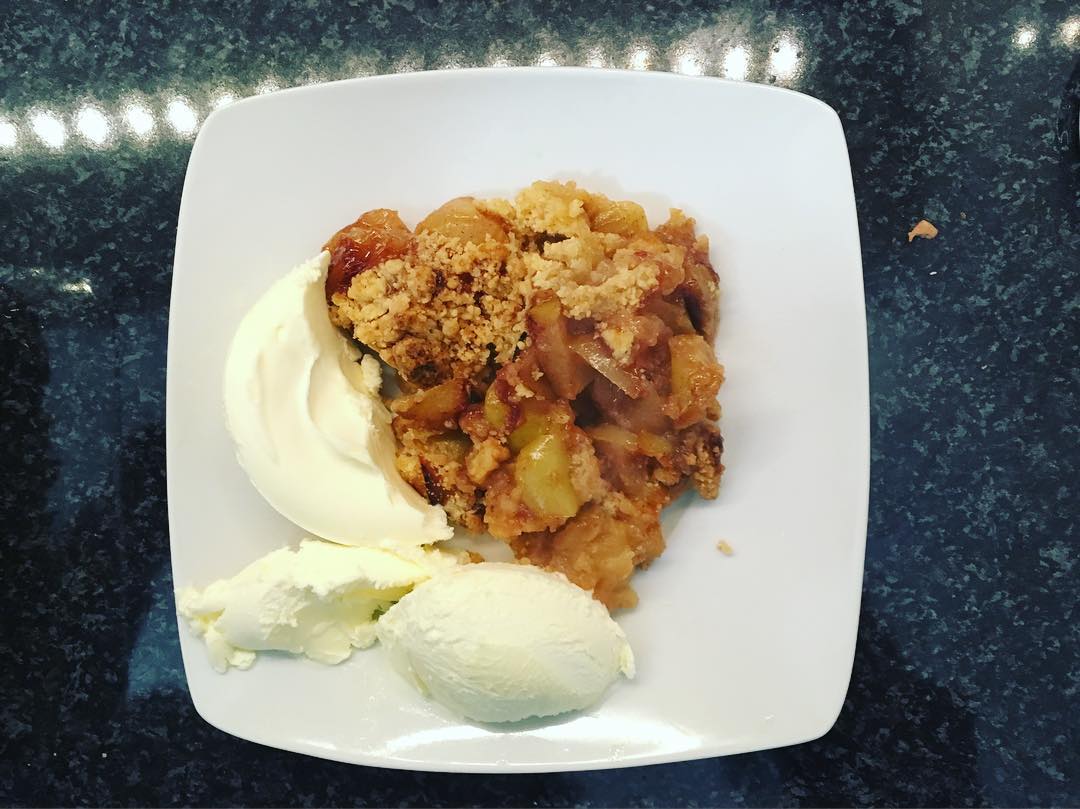 That's the way the apple crumbles