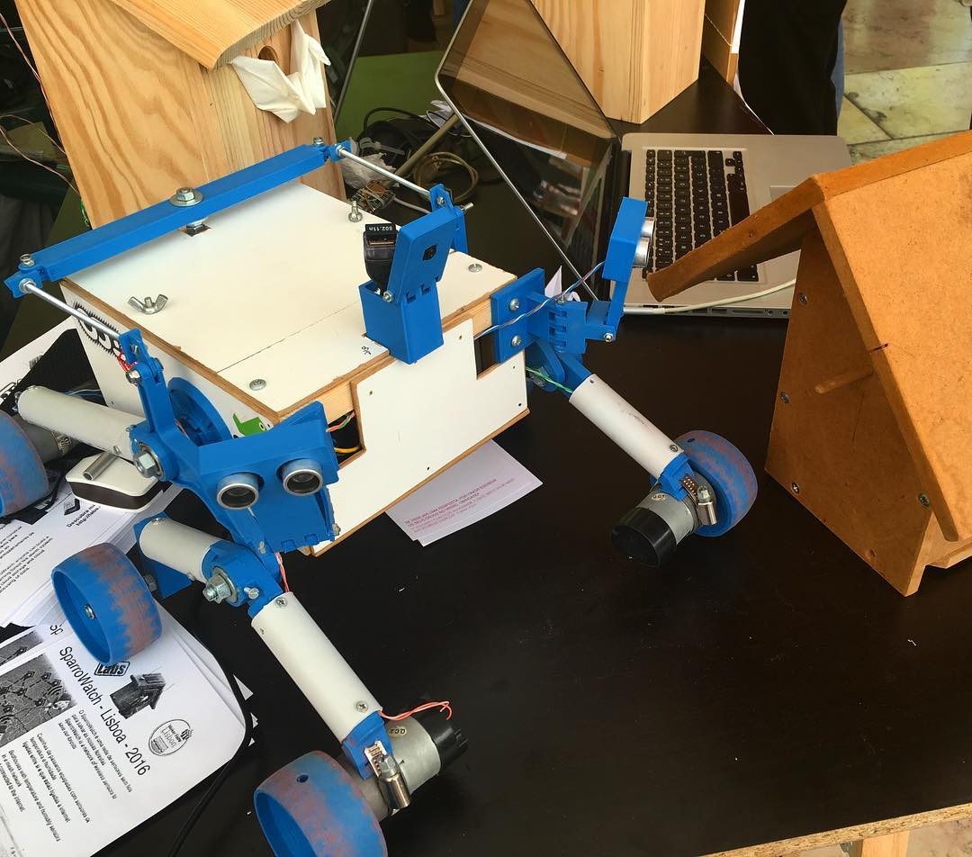 Um rover marciano veio visitar-nos à #makerfairel