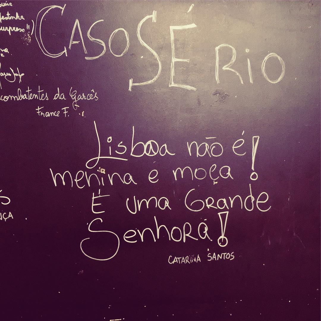 A Catarina é que sabe.