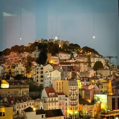 Lisbon,photography,castle,cityscape,nightsky,night,city