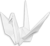 crane, origami, cisne, garça, papel